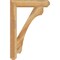 Ekena Millwork Legacy Craftsman Rough Sawn Bracket, Western Red Cedar, 4"W x 24"D x 36"H BKT04X24X36LEC04RWR - alternate 2